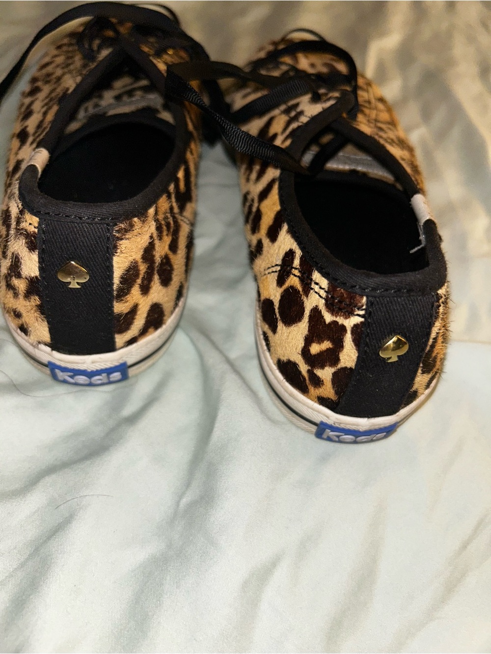 Lightly Worn Keds by Kate Spade Leopard print Ponyhair sneakers - Picture 6 of 7